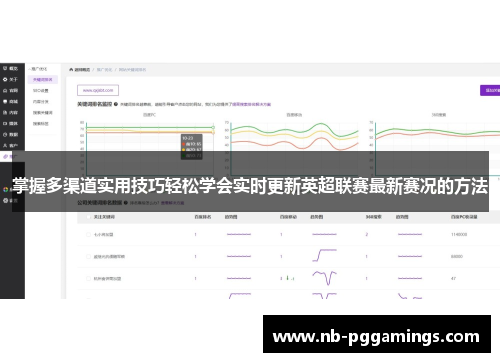 掌握多渠道实用技巧轻松学会实时更新英超联赛最新赛况的方法